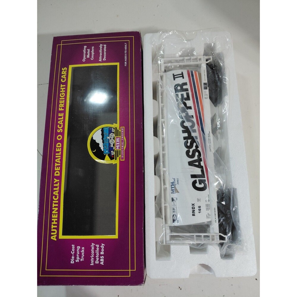 MTH 20-97742 O Gauge Model Railroad Glasshopper II Cylindrical Hopper Car w/Box